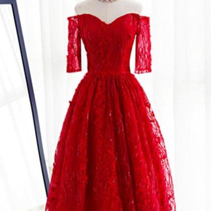 Short Homecoming Dress, Homecoming Dress, Red..
