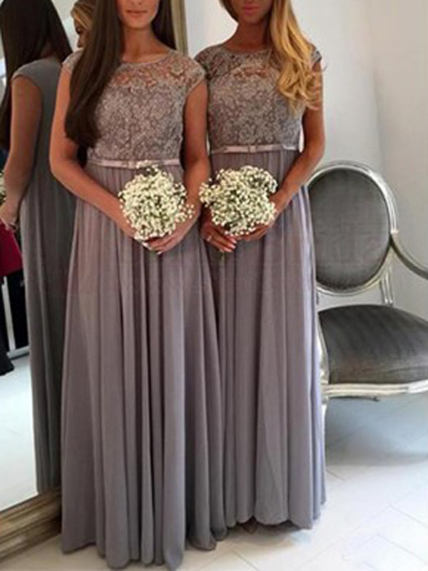 simple dress design for bridesmaid